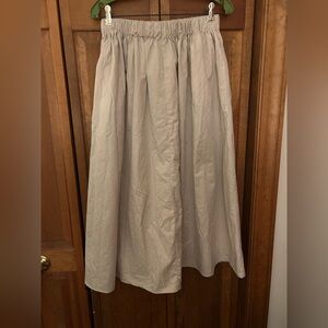 Tahari Sz S/P Tan/Camel/Cream Y2K Early 00s Early 2000s Inspired Midi/Maxi Skirt